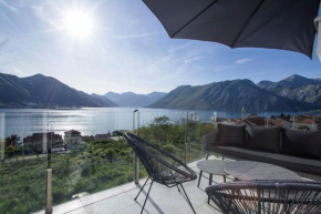 Modern Apt with Amazing Boka Bay View in Dobrota